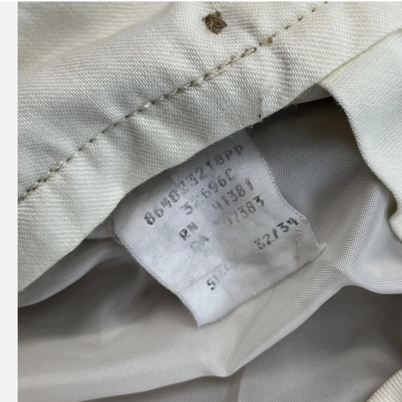 Vintage Ralph Lauren RRL Pants Trousers Mens 32x34 Tan Khaki Chino Button Fly - Picture 9 of 13